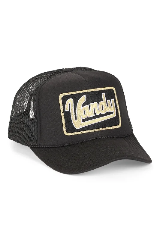 VANDERBILT VINTAGE LOW RISE TRUCKER - BLACK