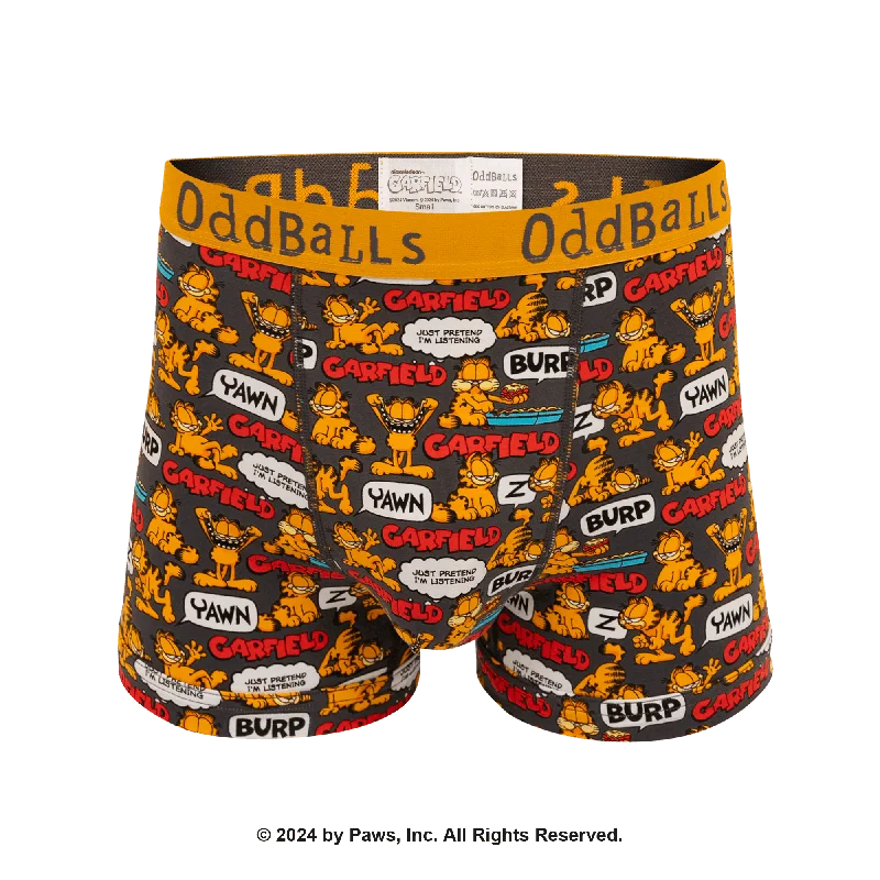 Garfield Grey - Mens Boxer Shorts