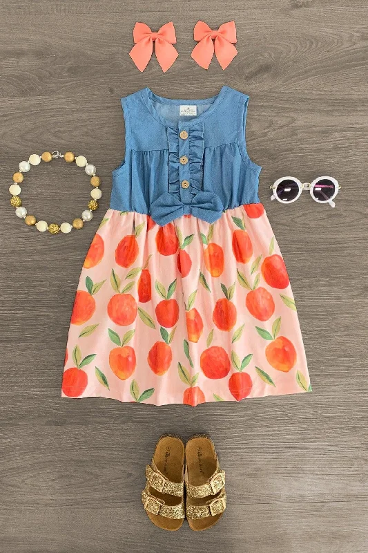 Peach Tank Top Dress