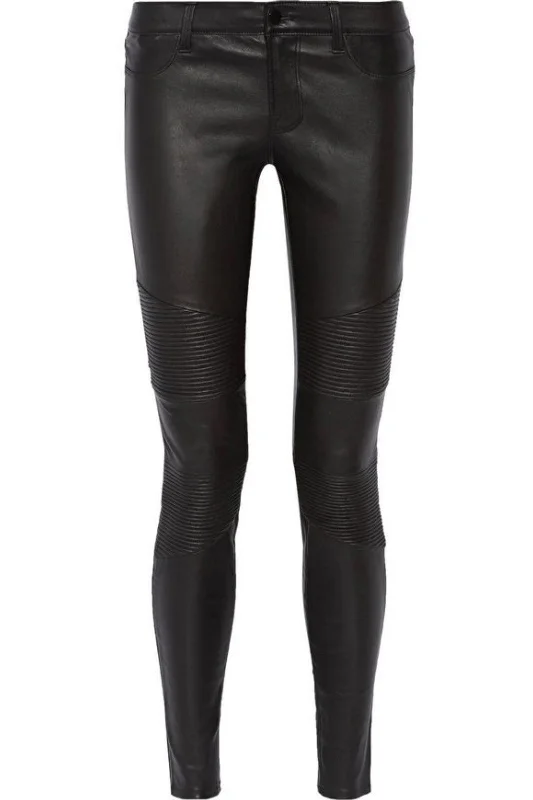 Koza Leathers Women's Real Lambskin Leather Skinny Pant WP086