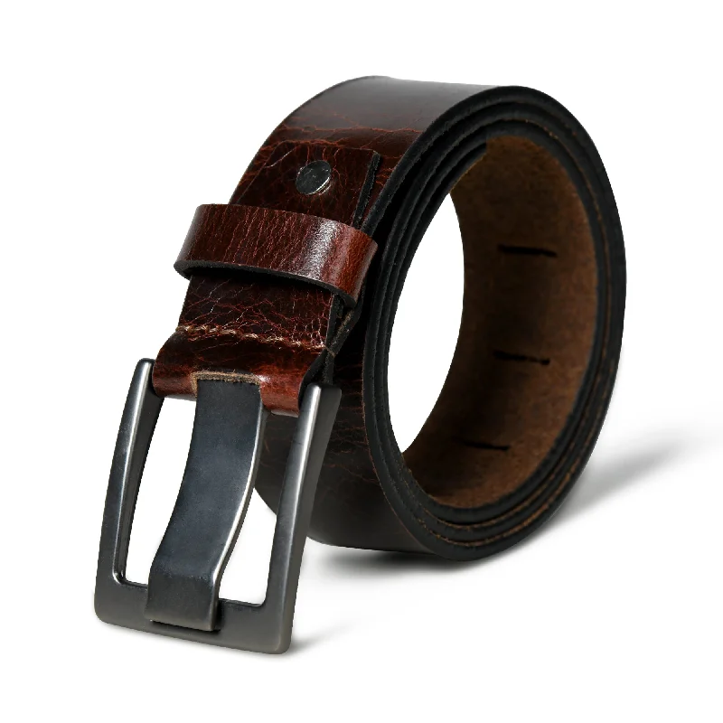 Pinecrest Dark Brown Leather Belt