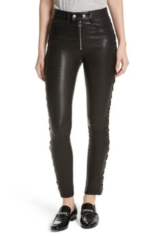 Koza Leathers Women's Real Lambskin Leather Pant WP006