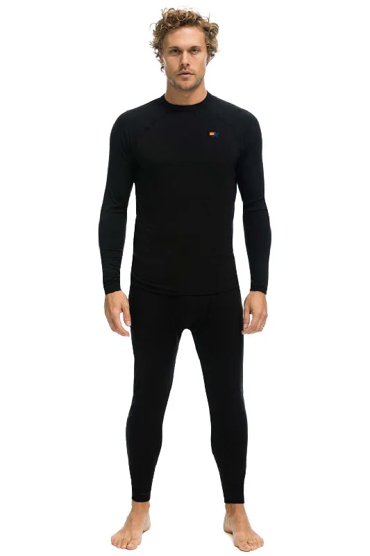 MICRO MODAL BASE LAYER BOTTOM - BLACK