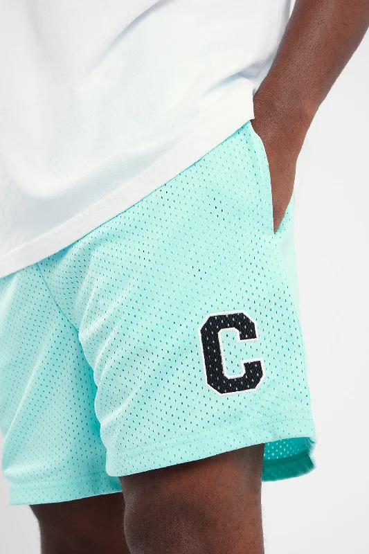 C Mesh Shorts - Aqua