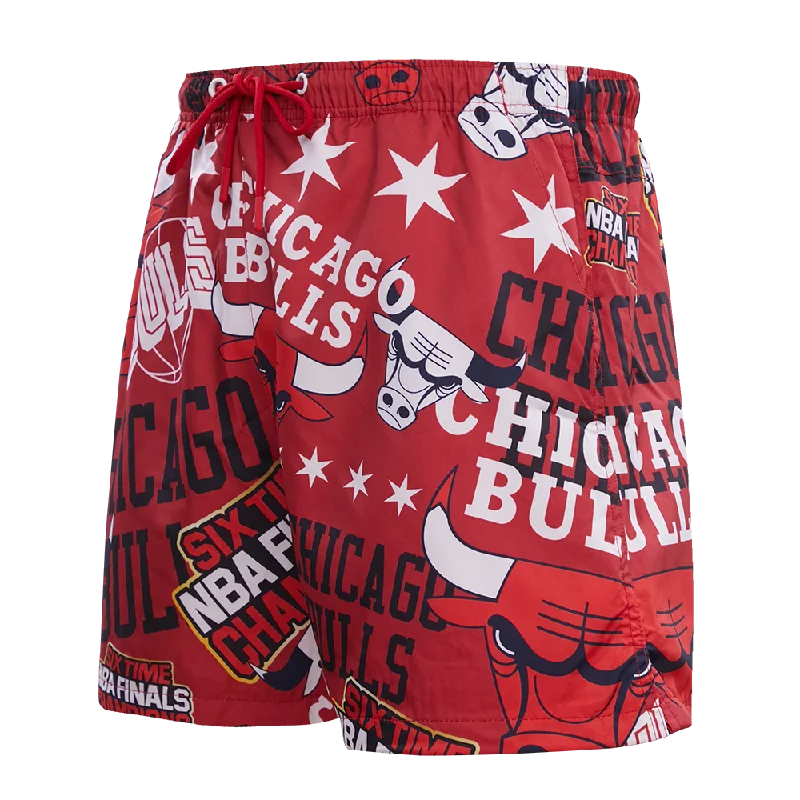 NBA CHICAGO BULLS TOSS LOGO MEN'S WOVEN SHORT (2CB)