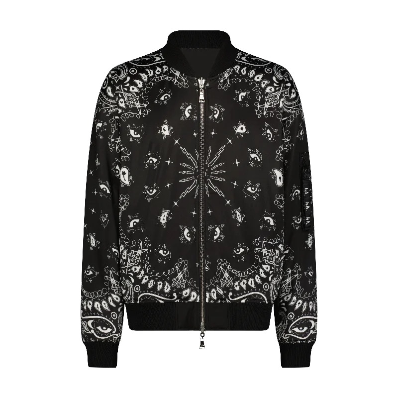 REVERSIBLE PAISLEY BOMBER