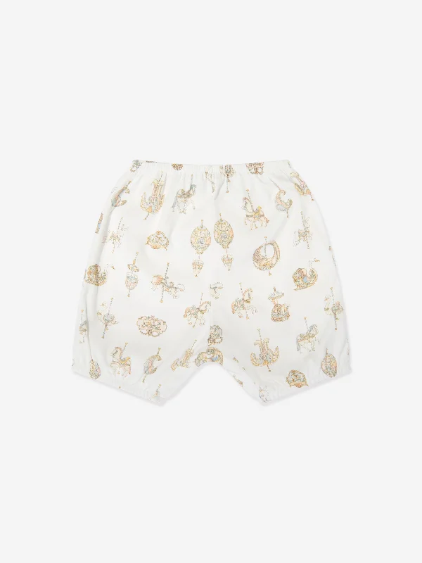 Atelier Choux Baby Carousel Bloomers in White