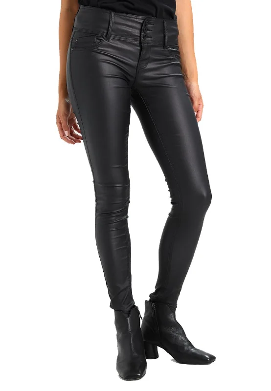 Koza Leathers Women's Real Lambskin Leather Skinny Pant WP100