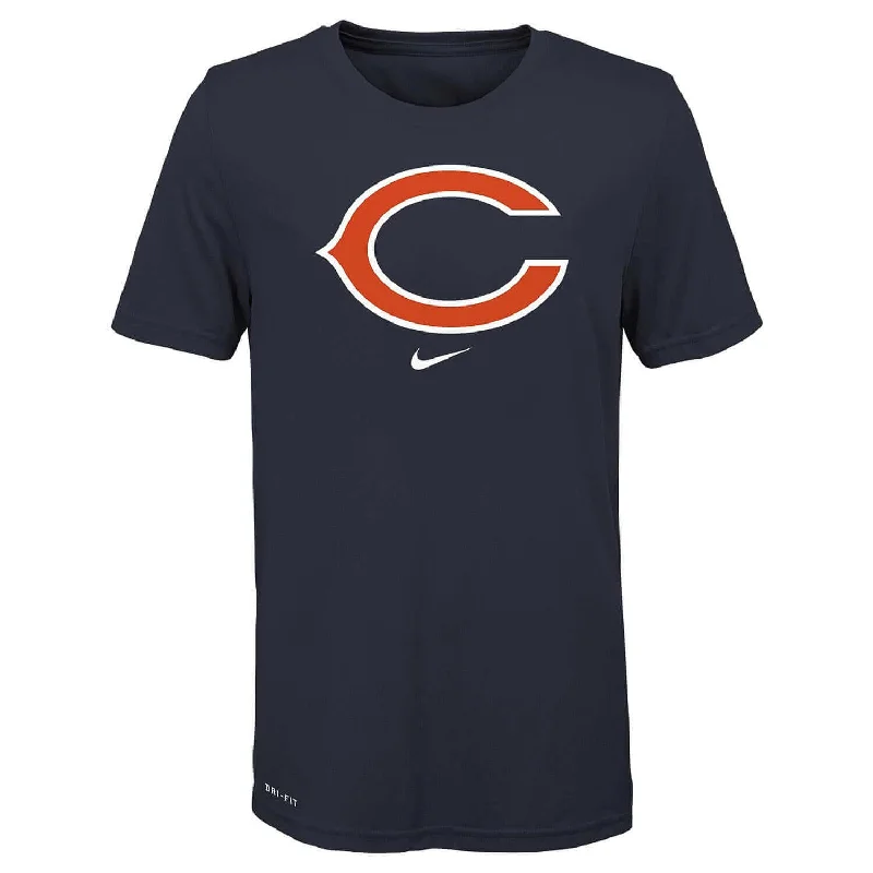 Chicago Bears Youth Nike Essensial Logo DRI FIT TEE