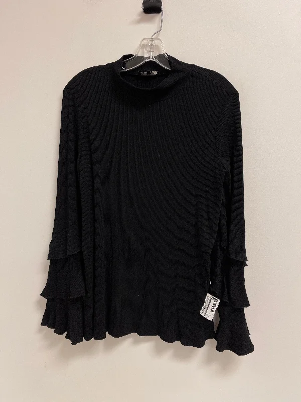 Top Long Sleeve By 1.state In Black, Size: 1x