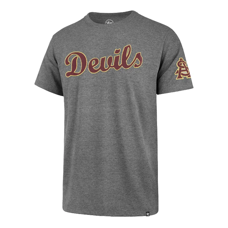 ASU Fieldhouse Script Tee GRY