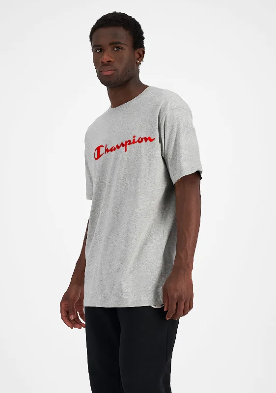 Champion Men's Foil Logo Tee Grey