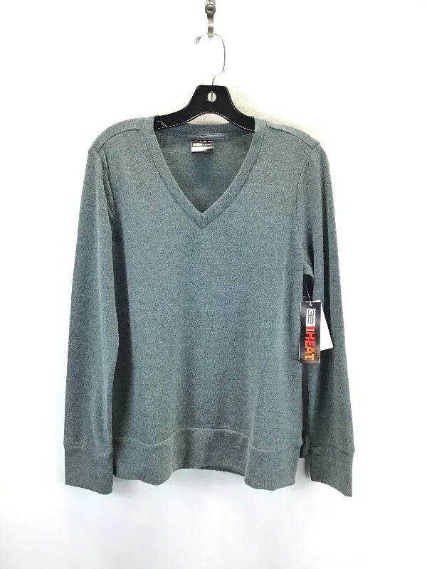 Top Long Sleeve By 32 Degrees In Blue, Size: S