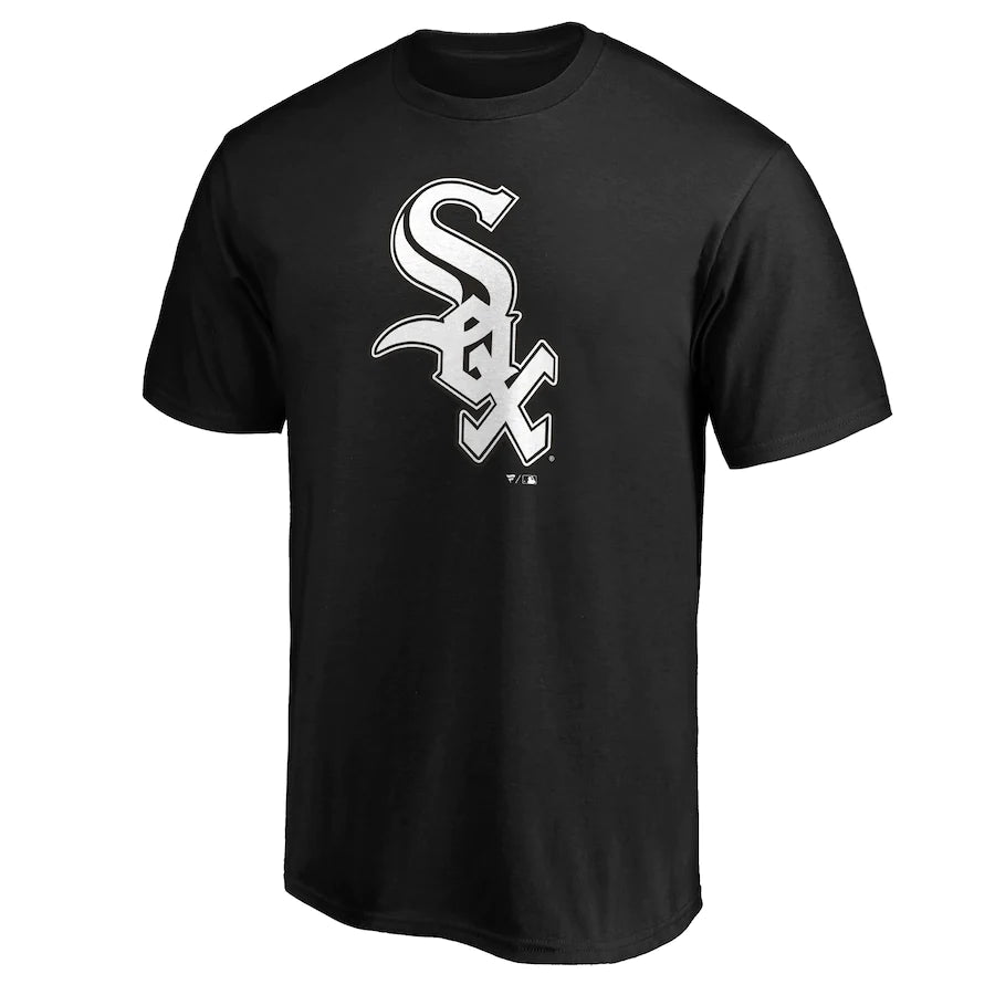 Chicago White Sox Fanatics Branded Official Logo T-Shirt - Black