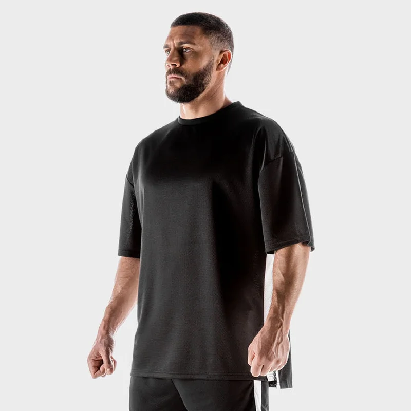 Hybrid Oversize Tee - Onyx