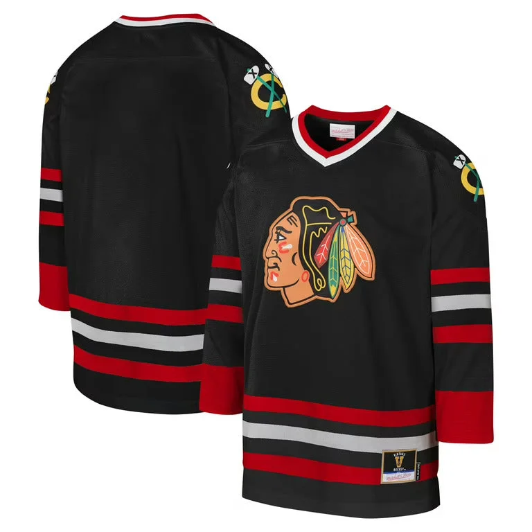 Chicago Blackhawks 1997 Black Retro Youth Jersey