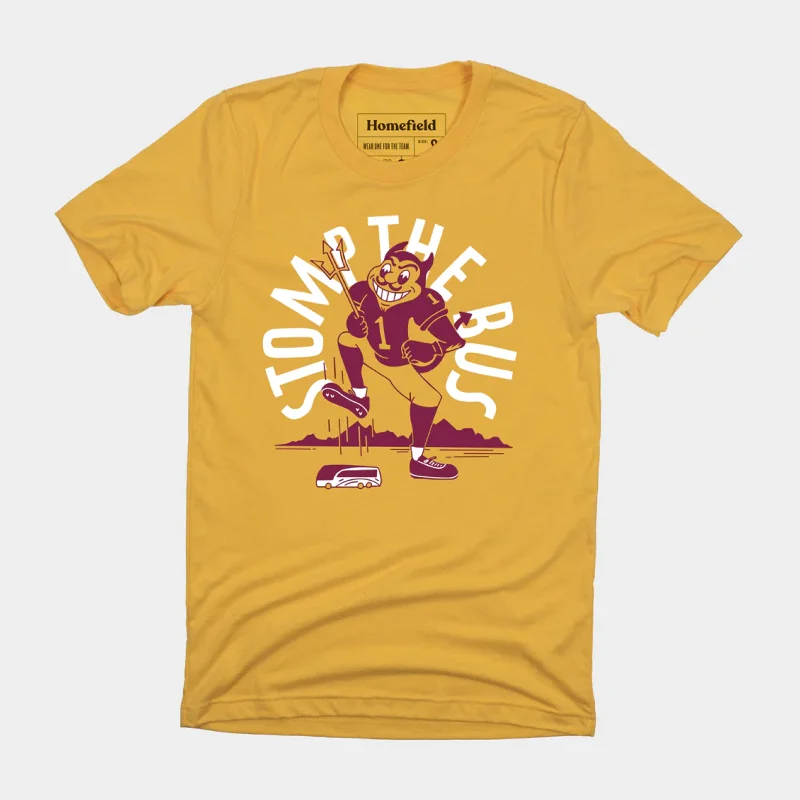 ASU Stomp The Bus Tee GLD