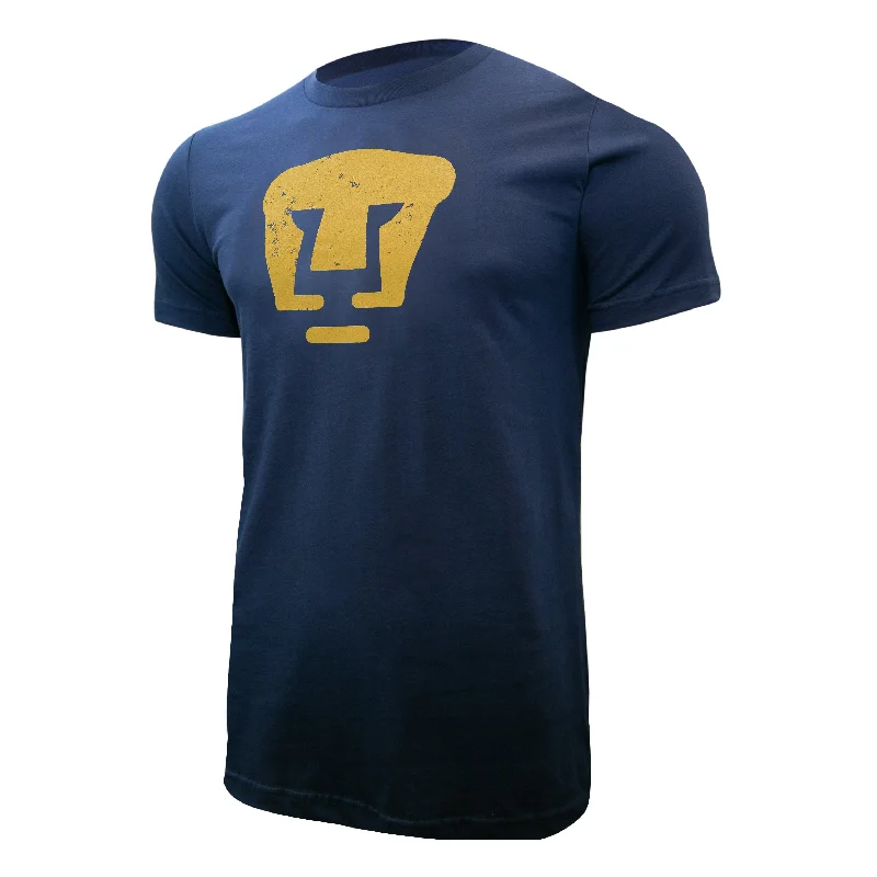 Pumas UNAM Adult Distressed Logo T-Shirt