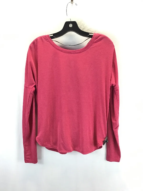 Top Long Sleeve By Papaya In Pink, Size: S