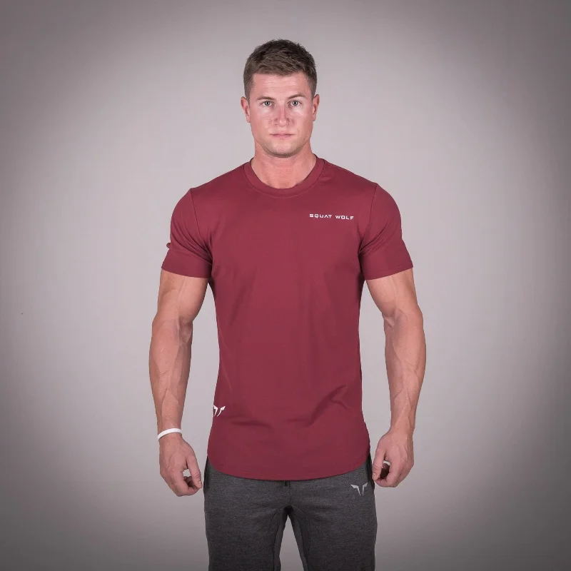 Razor Back Tee - Maroon